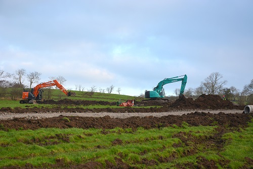 Diggers are now on site at 15,000-pig unit