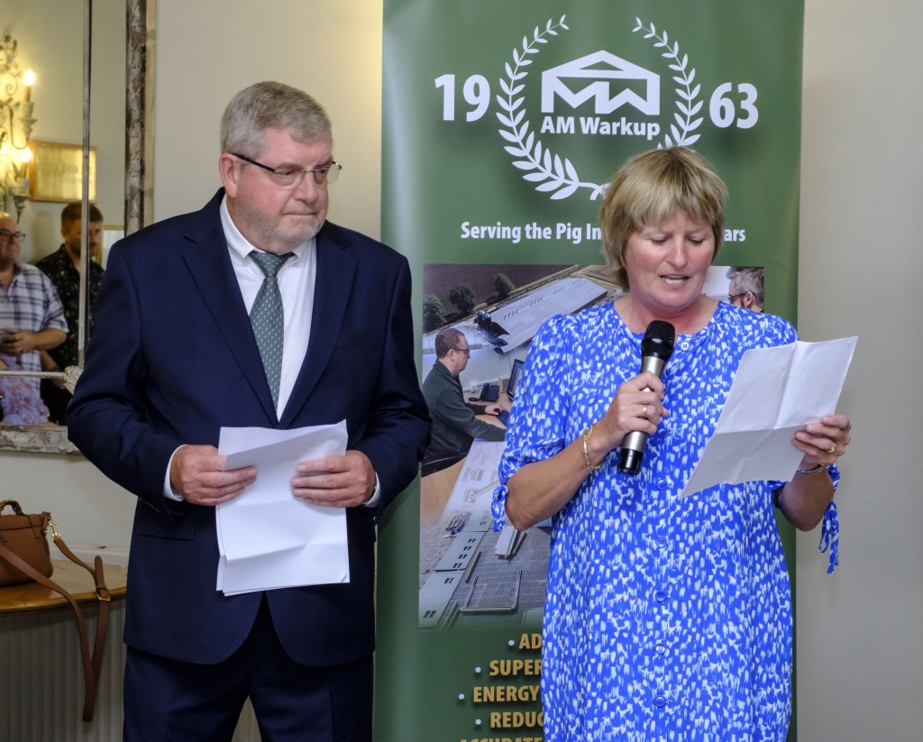 Allan Mason and Tracey Middlewood addressed the guests. 