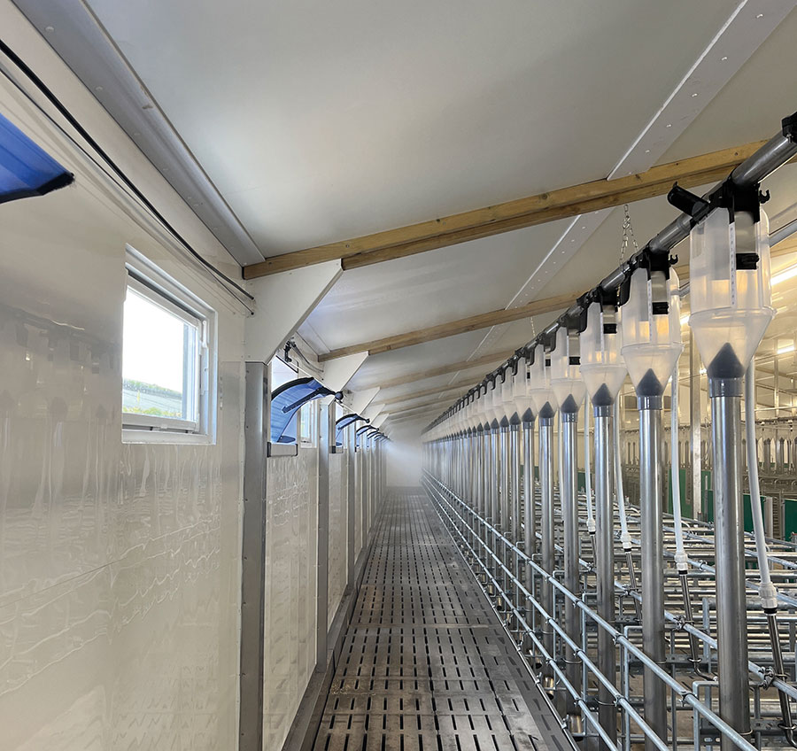 This system was installed on a 300-place dry sow house in northern England, at a cost of about £10 a sow