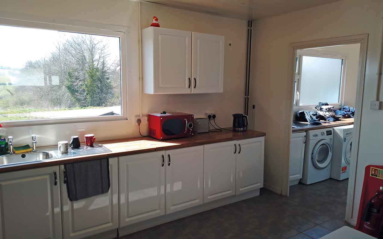 Staff kitchen area