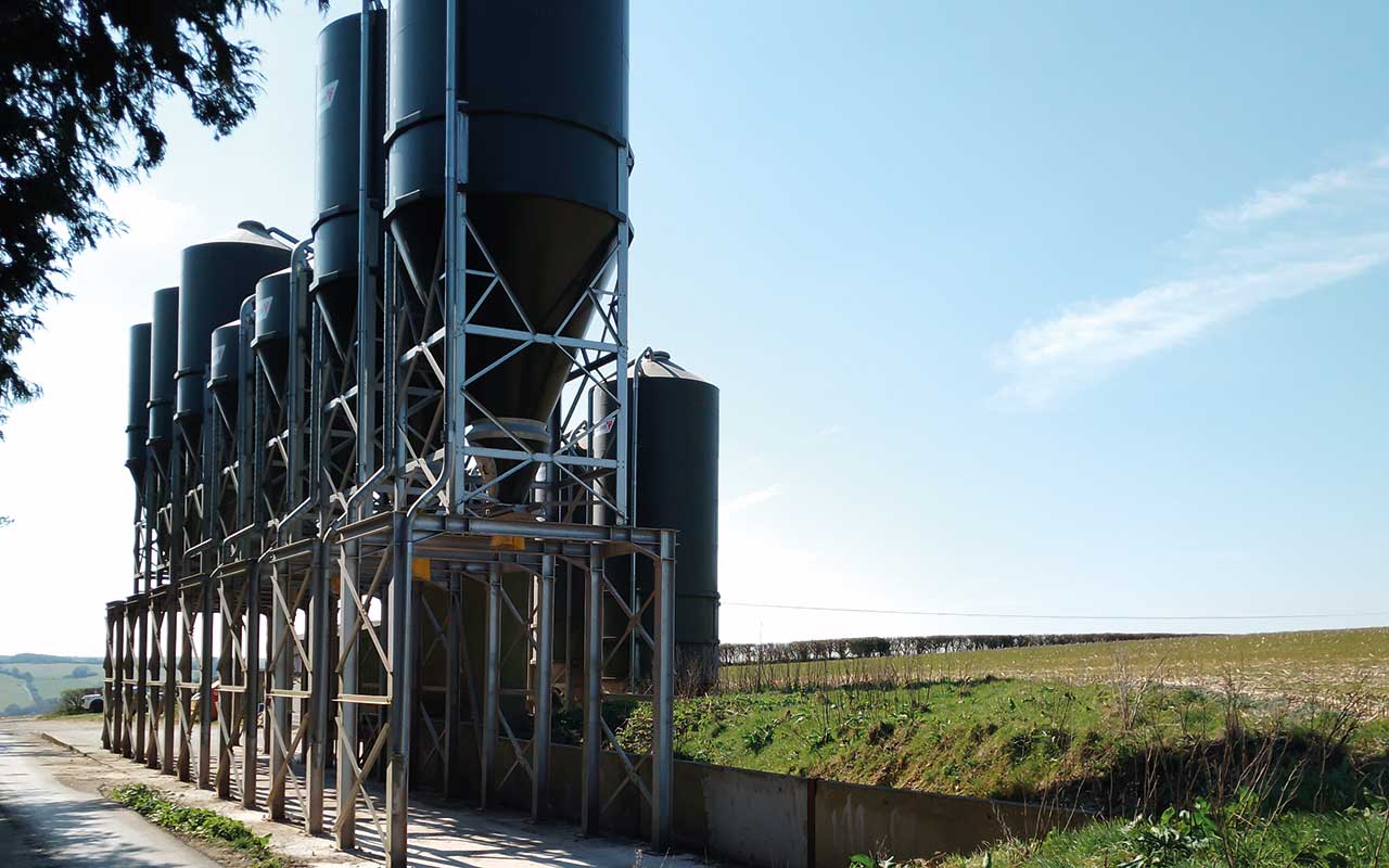 Feed bins