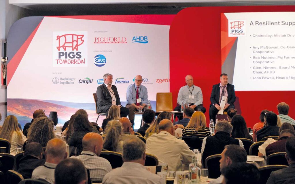The supply chain panel: Glen Nimmo, Andy McGowan, Rob Mutimer and John Powell