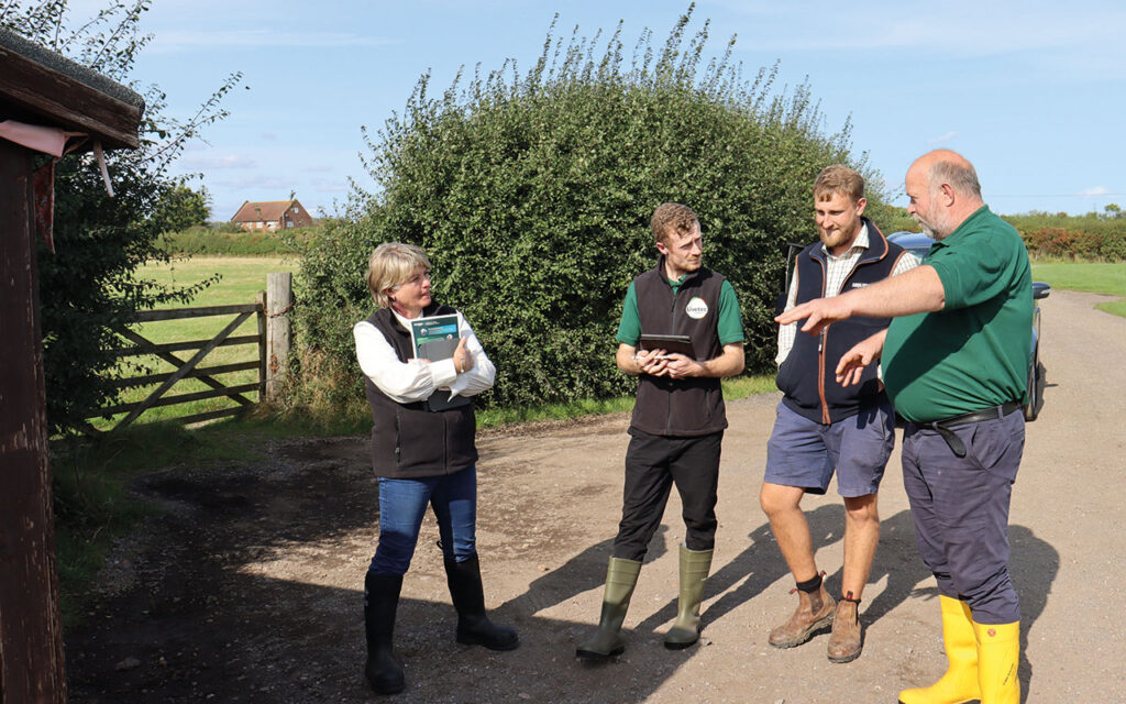 Livetec experts, including Paul Talling, right, provide bespoke biosecurity advice for farms