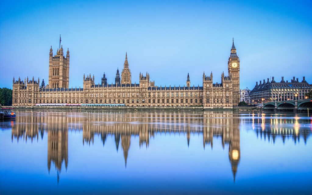 Houses of parliament , London