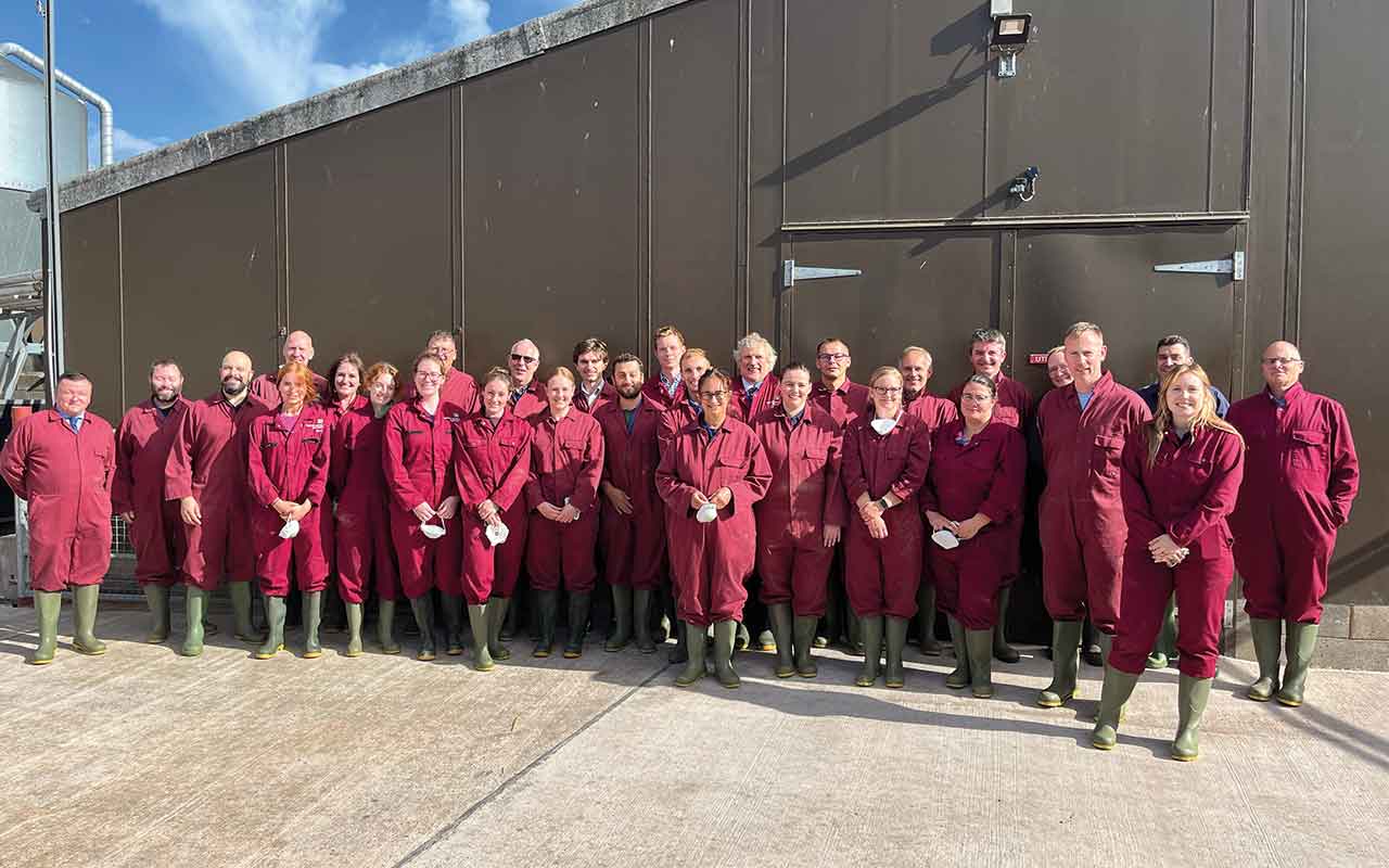 Pig vets at Harper Adams event