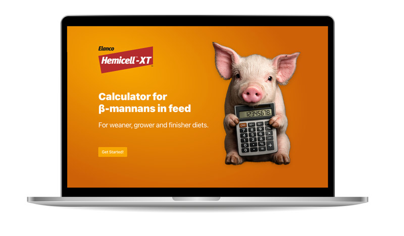 Calculator for beta-mannans in feed