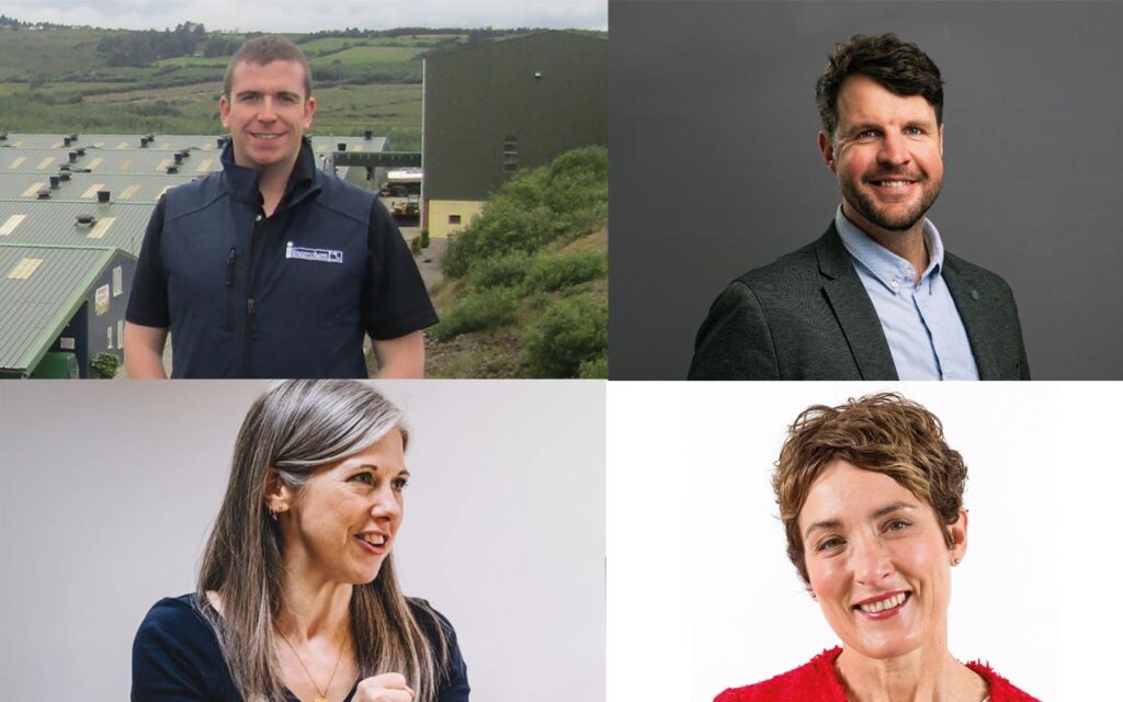 Clockwise from top left: Shane McAuliffe, Fred Allen, Amy Jackson and Anna Jones