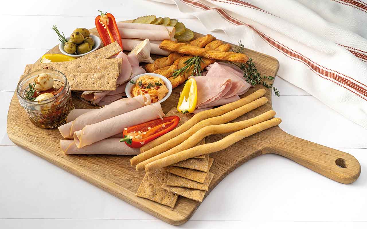 Plate with food