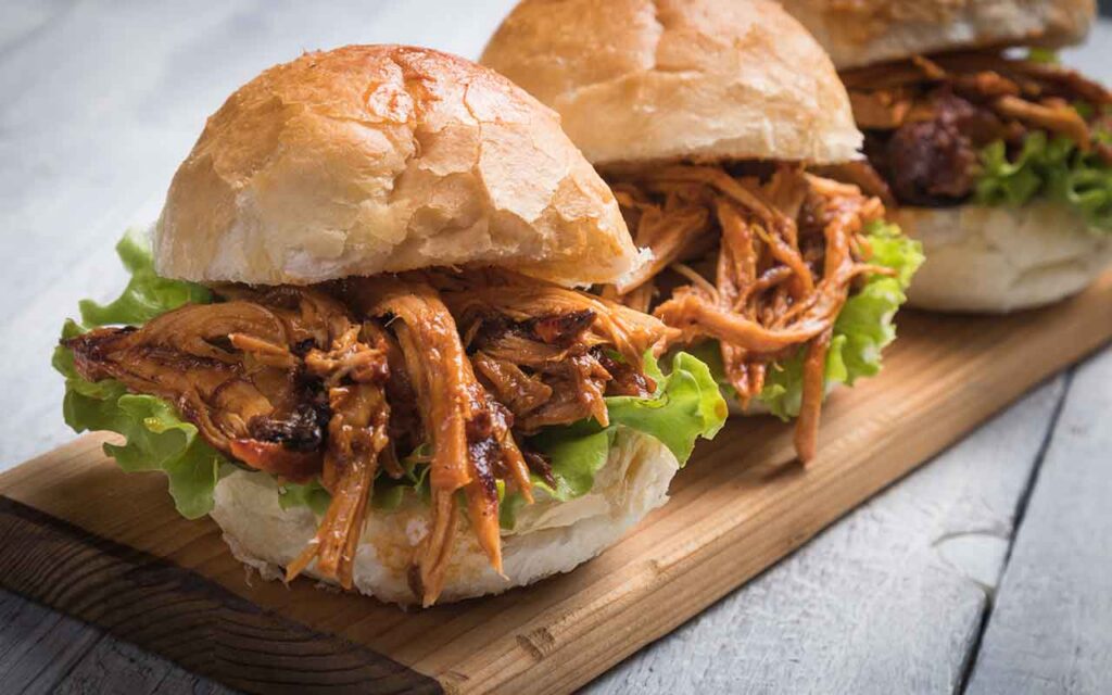 Pork burgers