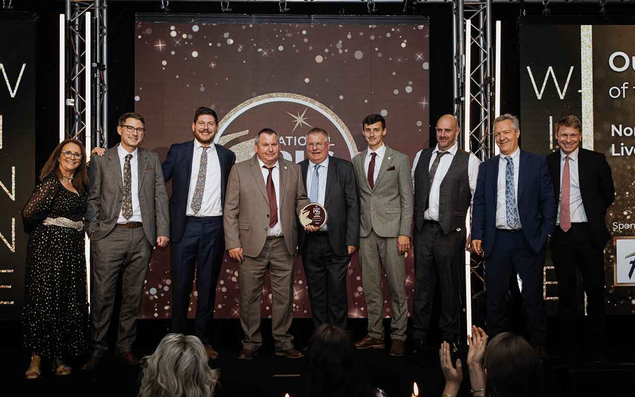 NFL team at National Pig Awards