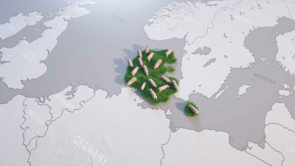 Denmark map